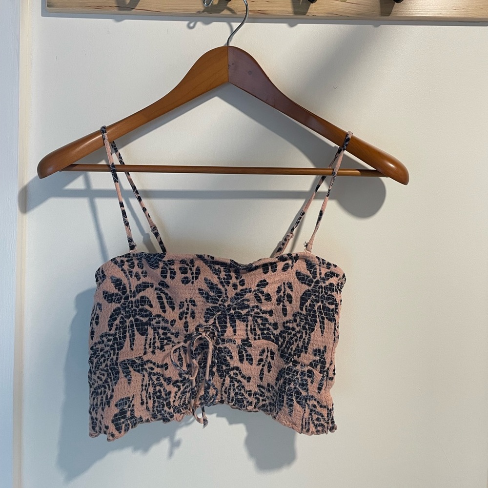 Free people “One Maia smocked bandeau”